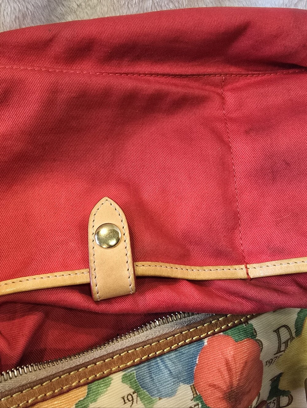 Dooney & Bourke Floral Satchel Bag in Multicolor - Picture 13 of 14